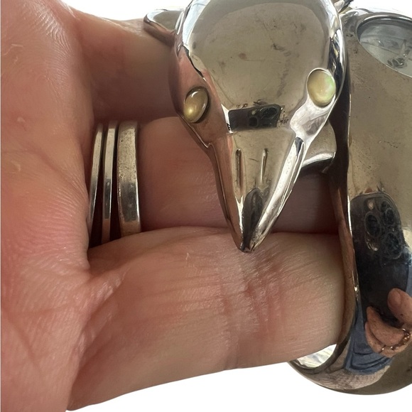 Silver Dolphin Bangle Watch - Picture 3 of 4